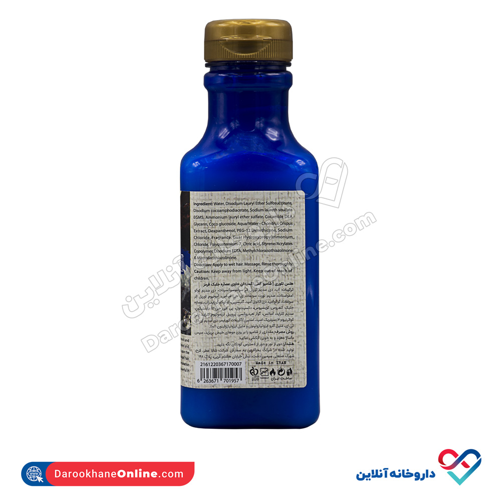 تصویر شامپو آنتی اکسیدان هلث تئوری 385 میل